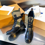 Louis Vuitton luxury shoes detail shot