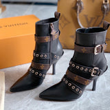 Close-up of Louis Vuitton shoes craftsmanship