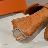 Hermès Red Ankle Boots - Sole Detail View