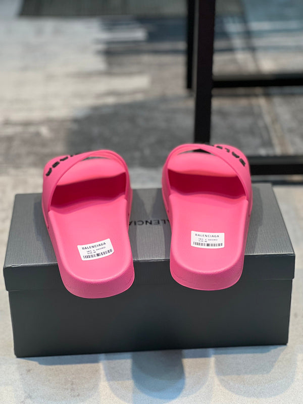 Balenciaga sandals Style 028 - logo and branding close-up