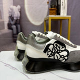 Alexander McQueen Black Ankle Strap Heels - Back View