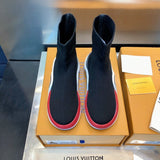Louis Vuitton luxury shoes detail shot