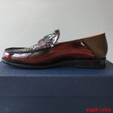 Dior Burgundy Slingback Heels - Angled View