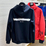 Close-up of Balenciaga designer clothing craftsmanship