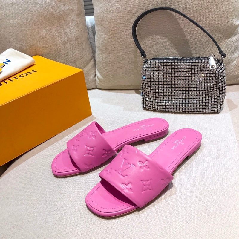 Louis Vuitton Tan Loafer Flats - Sole Detail View