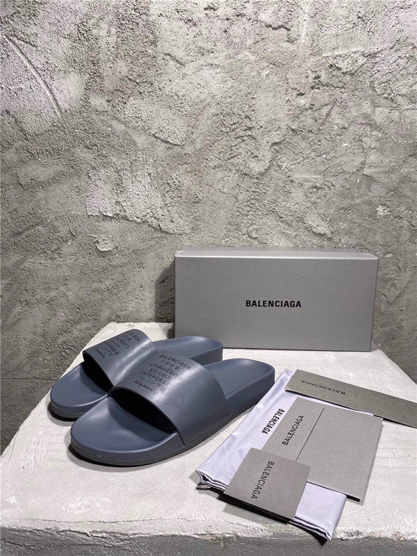 Balenciaga White Crisscross Strap Sandals - Front View