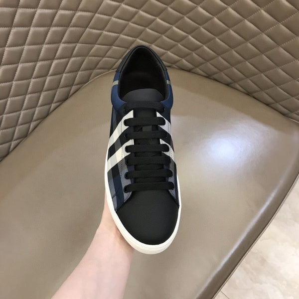 Burberry Black High-Top Sneakers - Detail Shot of Craftsmanship