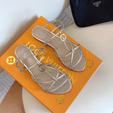Louis Vuitton luxury shoes detail shot