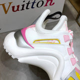 Louis Vuitton Burgundy Slingback Heels - Lifestyle Styling Shot