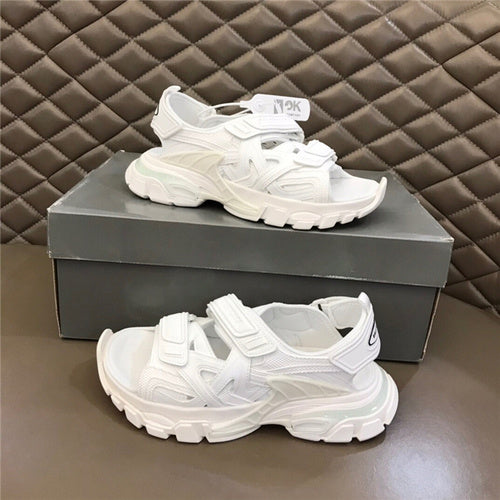 Balenciaga Tan High-Top Sneakers - Full Silhouette View