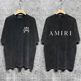 Amiri luxury t-shirt detail shot
