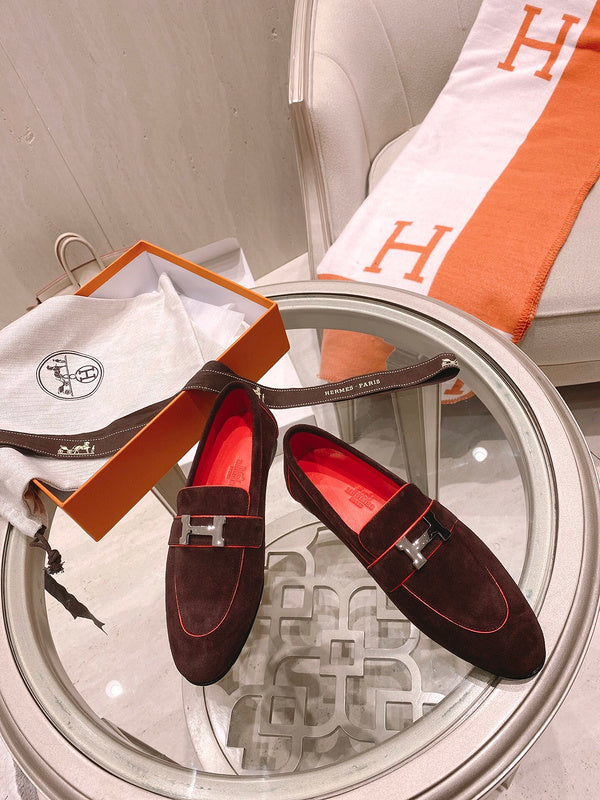Hermes shoes Style 261 - angled studio shot