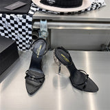 Close-up of Saint Laurent shoes craftsmanship