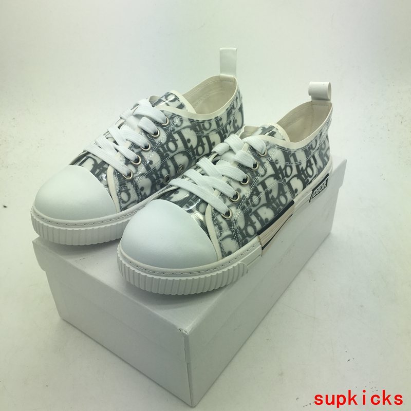 Dior shoes Style 046 - close-up of iconic logo design (alternate angle)