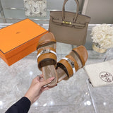 Hermès Chocolate Brown Knee-High Boots - Lifestyle Styling Shot