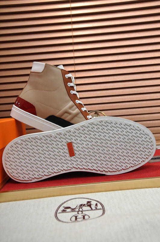 Hermes shoes Style 048 - close-up of premium designer craftsmanship