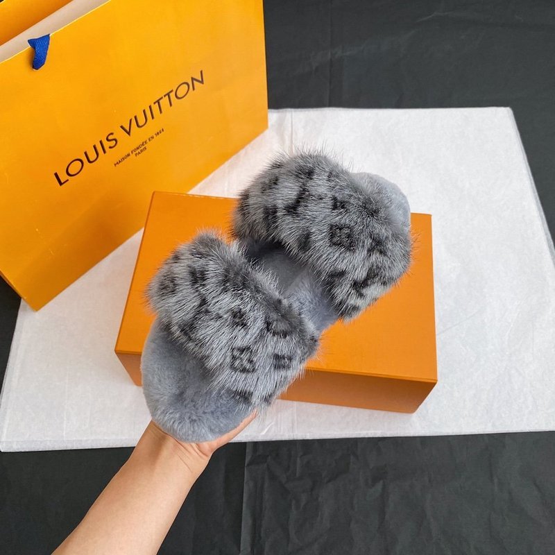 Close-up of Louis Vuitton shoes craftsmanship
