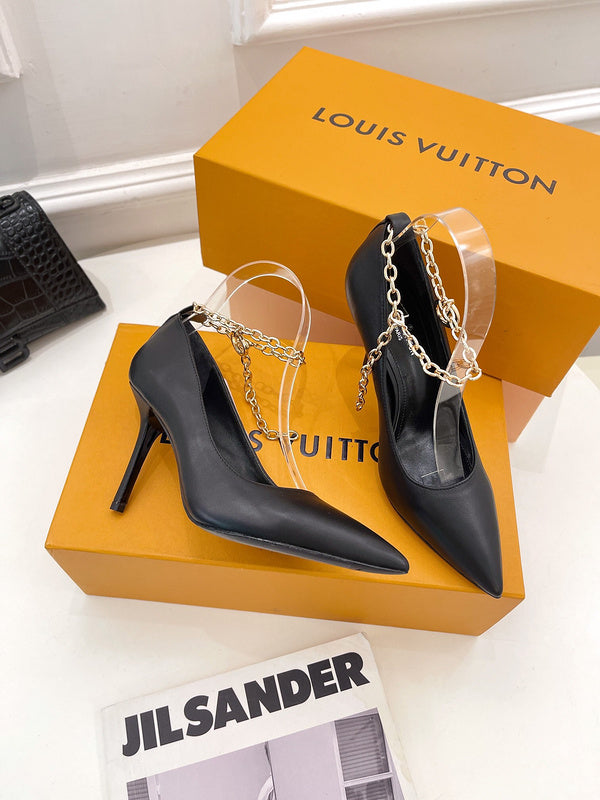 Louis Vuitton Chocolate Brown Chunky Platform Sneakers - Back View
