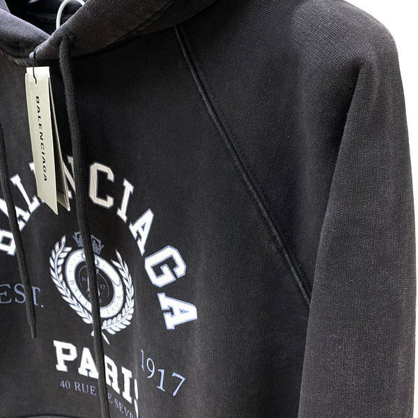 Close-up of Balenciaga designer clothing craftsmanship