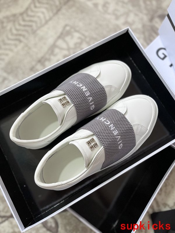 Givenchy Nude Slip-On Sneakers - Angled View