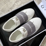 Givenchy Nude Slip-On Sneakers - Angled View