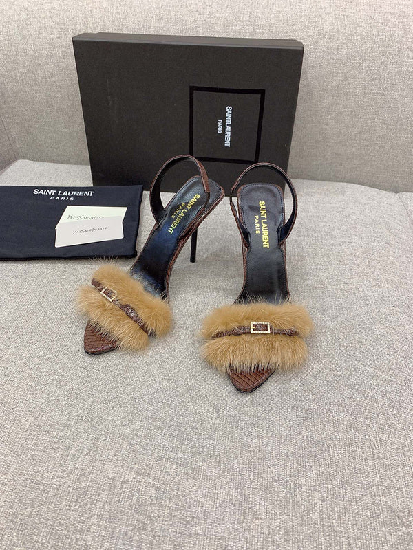 Saint Laurent shoes front view designer style