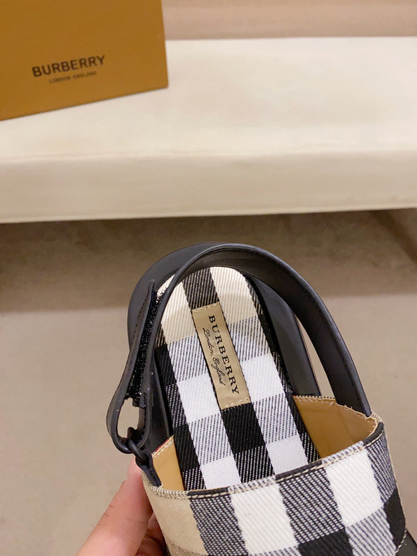 Burberry shoes Style 014 - top view showing design