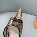 Louis Vuitton Tan Slip-On Sneakers - Lifestyle Styling Shot
