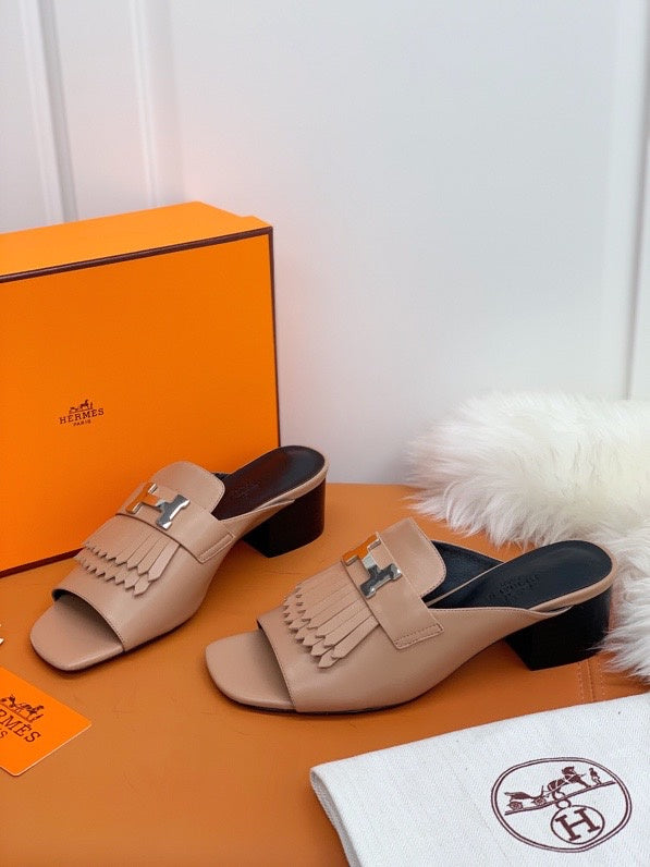 Hermes shoes Style 391 - angled studio shot