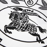 Burberry luxury t-shirt detail shot
