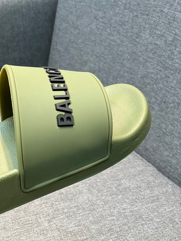 Balenciaga Tan Platform Sandals - Lifestyle Styling Shot
