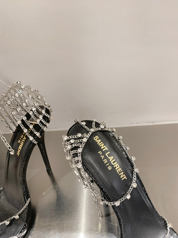 Full silhouette view of Saint Laurent luxury piece style No.094