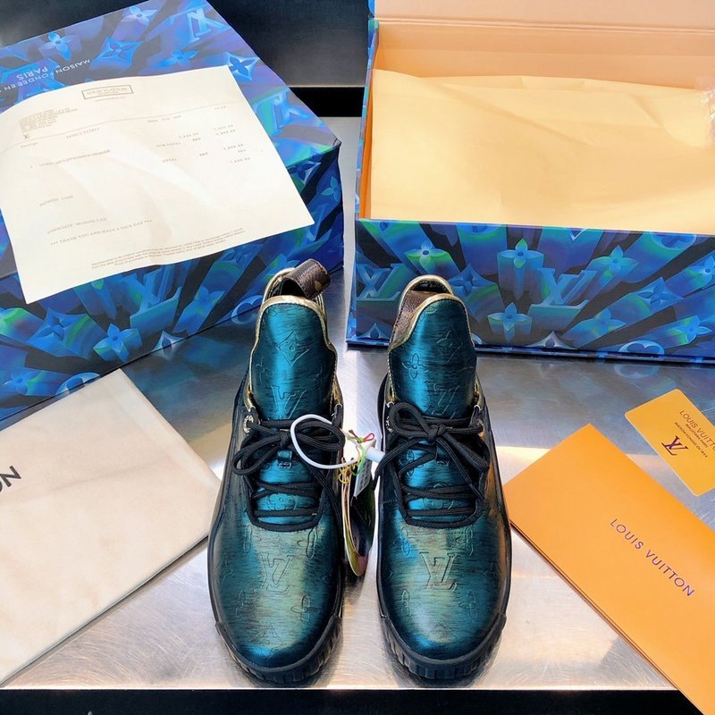 Louis Vuitton designer shoes full view