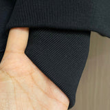 Close-up of Burberry designer clothing craftsmanship