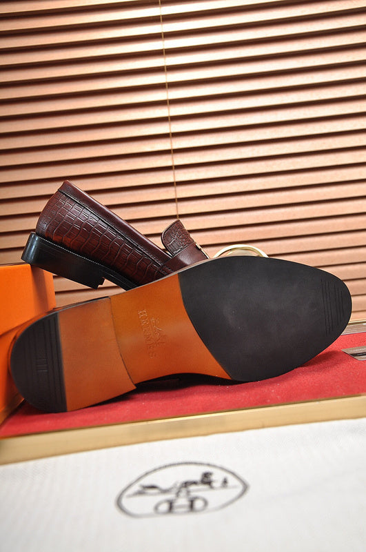 Hermes shoes Style 065 - styled lifestyle view