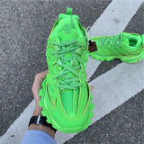Balenciaga Red Low-Top Sneakers - Lifestyle Styling Shot