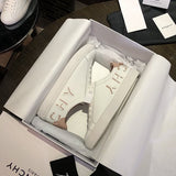Givenchy shoes Style 074 - close-up of classic monogram styling