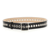 Alexander McQueen belts luxury designer piece front view