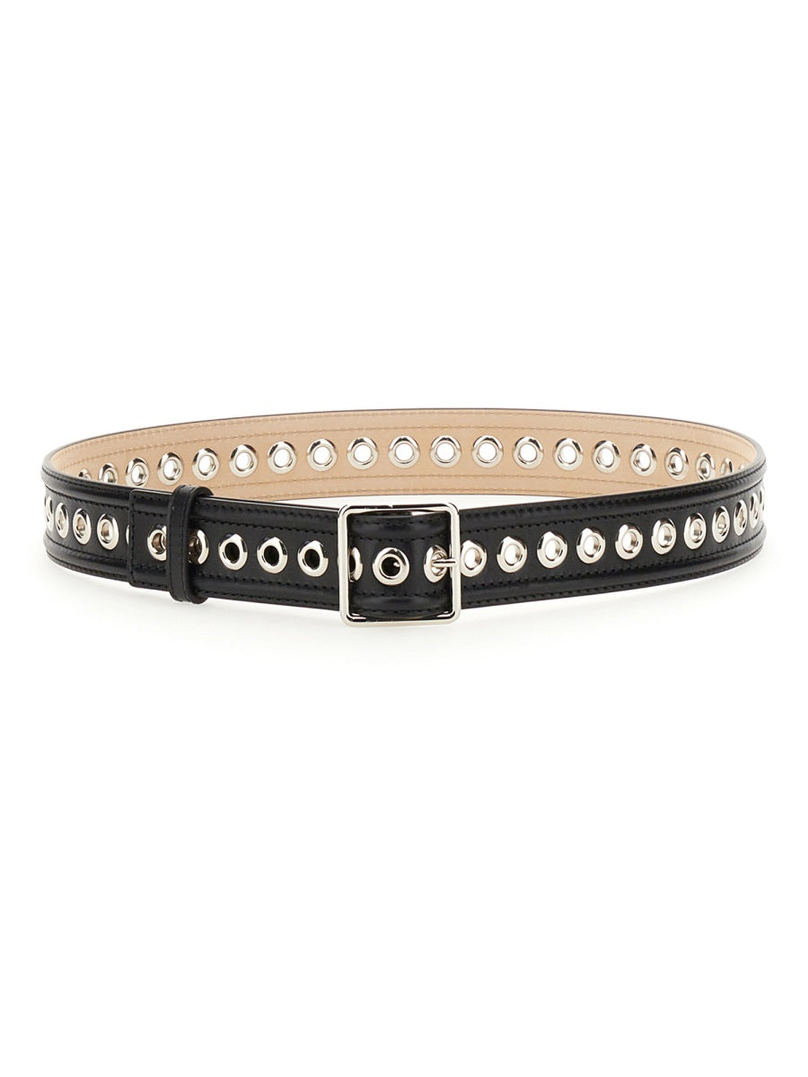 Alexander McQueen Belts? Alexander Mcqueen Women Medium Belt With Eyelets Classic Everyday Designer Belt