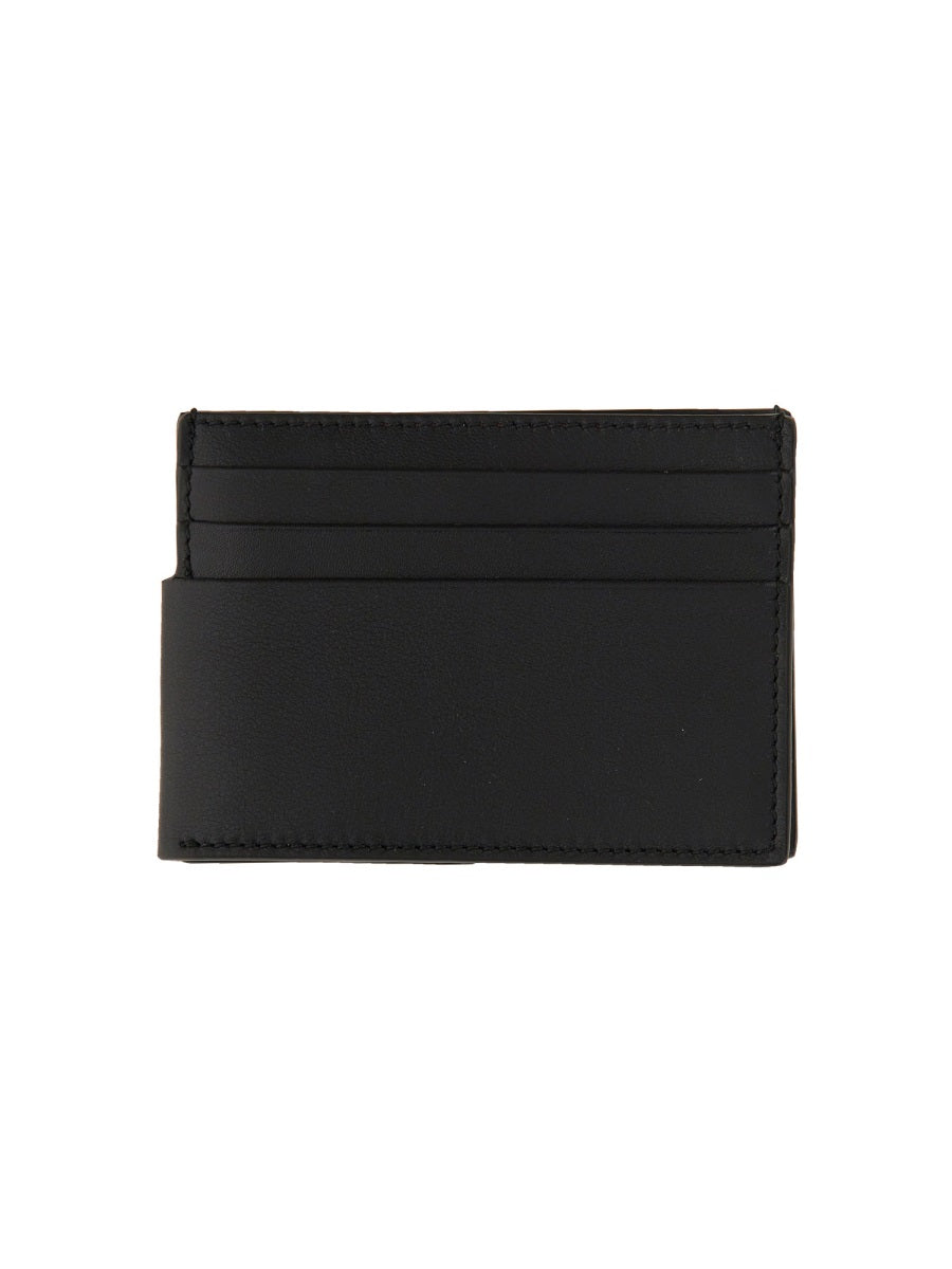 Alexander McQueen Wallets? Alexander Mcqueen Men Card Holder With Logo Elegant Everyday Leather Wallet