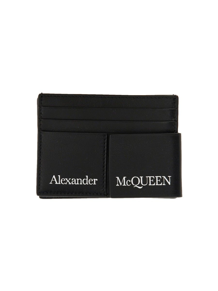 Alexander McQueen wallets luxury designer piece front view