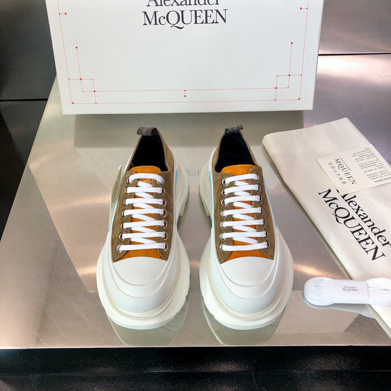 Alexander McQueen Camel Pointed-Toe Flats - Lifestyle Styling Shot