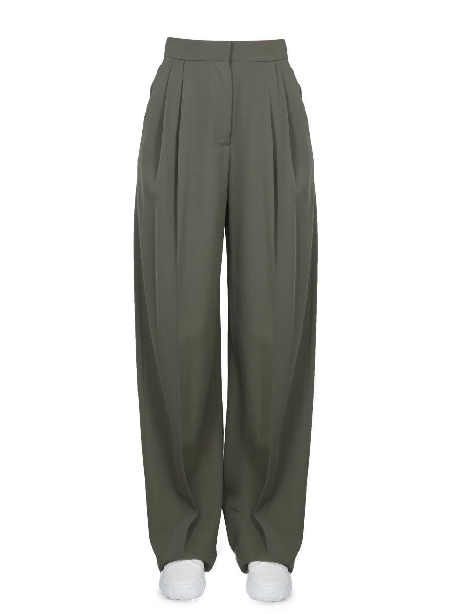 Alexander McQueen Pants? Alexander Mcqueen Women Wide Leg Pants Premium Designer Casual Trousers