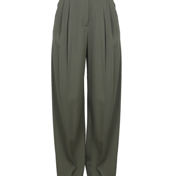 Alexander McQueen Pants? Alexander Mcqueen Women Wide Leg Pants Premium Designer Casual Trousers