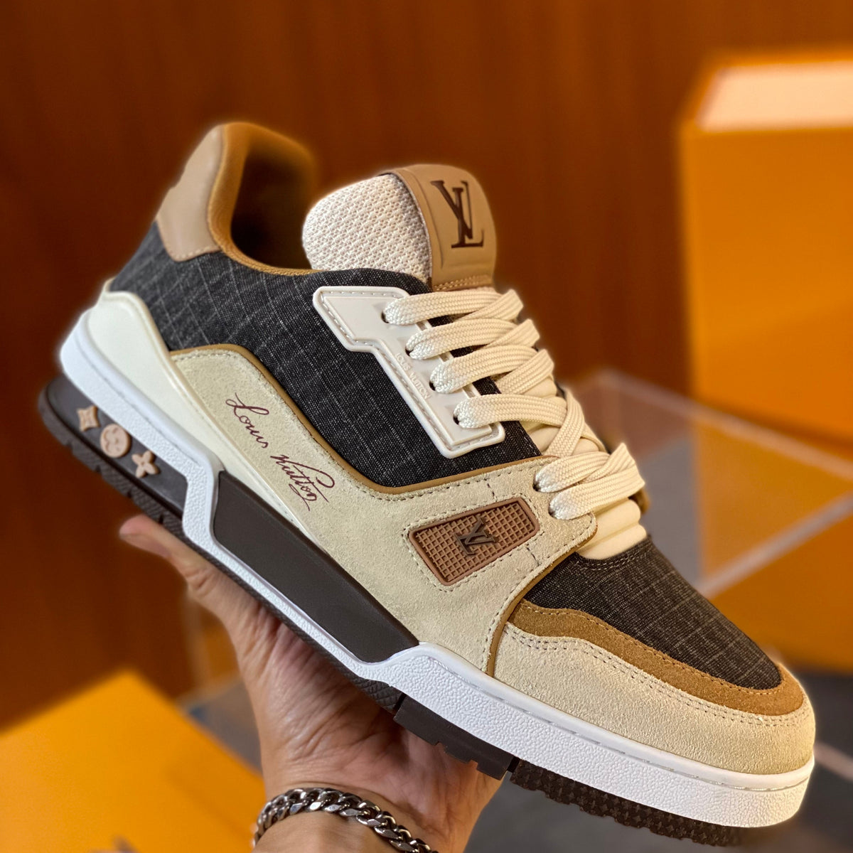 Louis Vuitton Shoes- Louis Vuitton Lou Trainers Luxury Lifestyle Designer Footwear