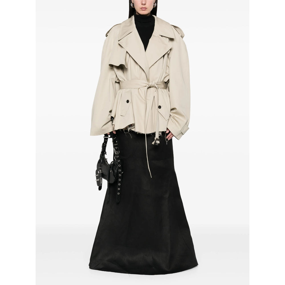 Balenciaga Jackets? Balenciaga Neutrals Coats - Trench & Raincoats Women Stylish Everyday Designer Outerwear