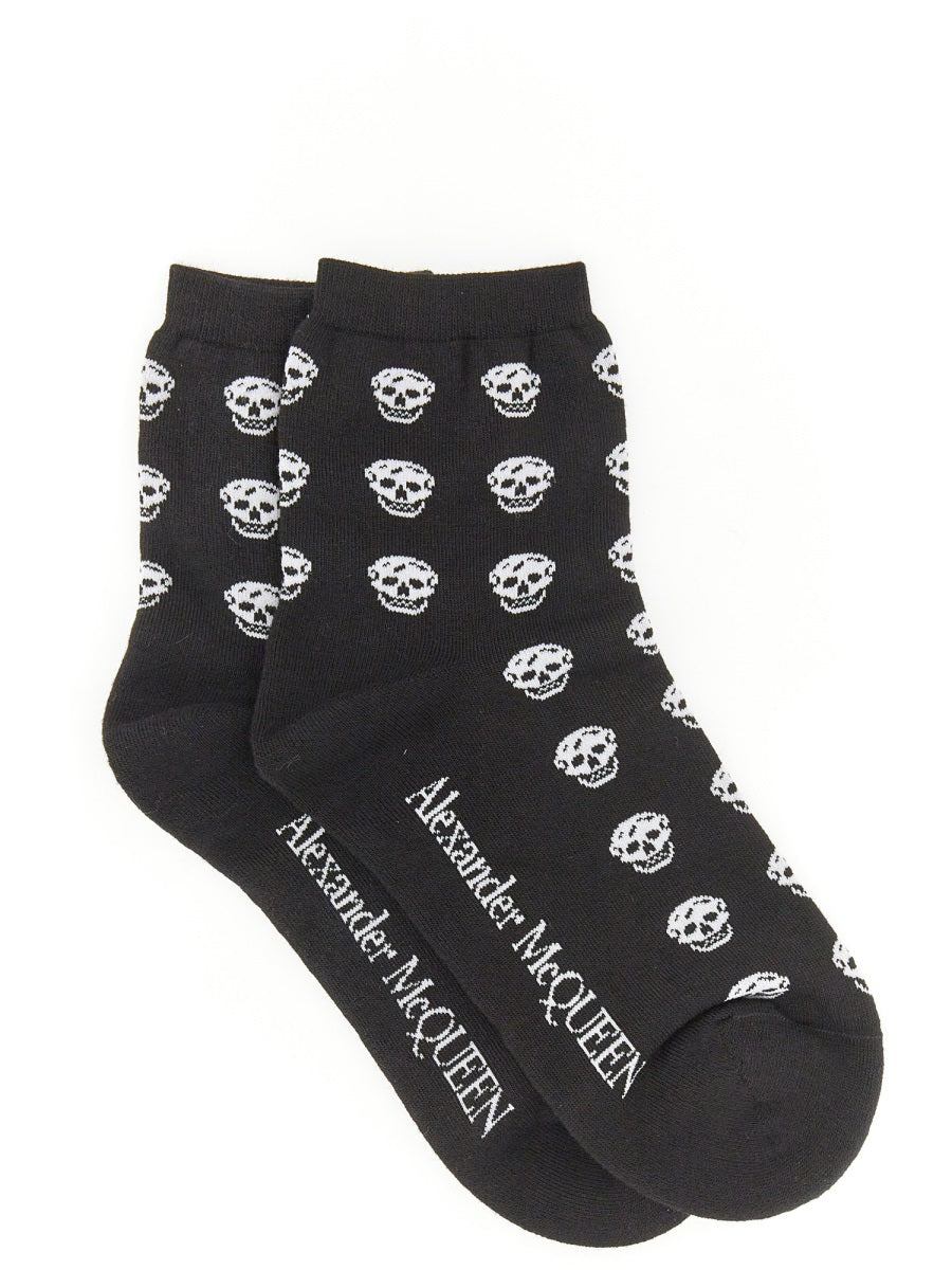 Alexander McQueen Shorts? Alexander Mcqueen Women Short Skull Sock Everyday Lightweight Designer Shorts