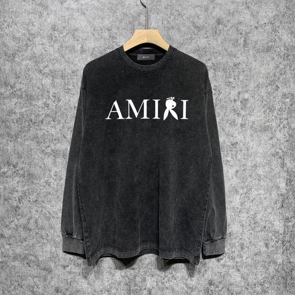 Amiri designer hoodie full view