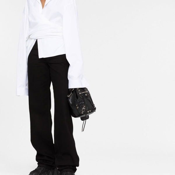 Balenciaga premium t-shirts & tops detail and craftsmanship close-up