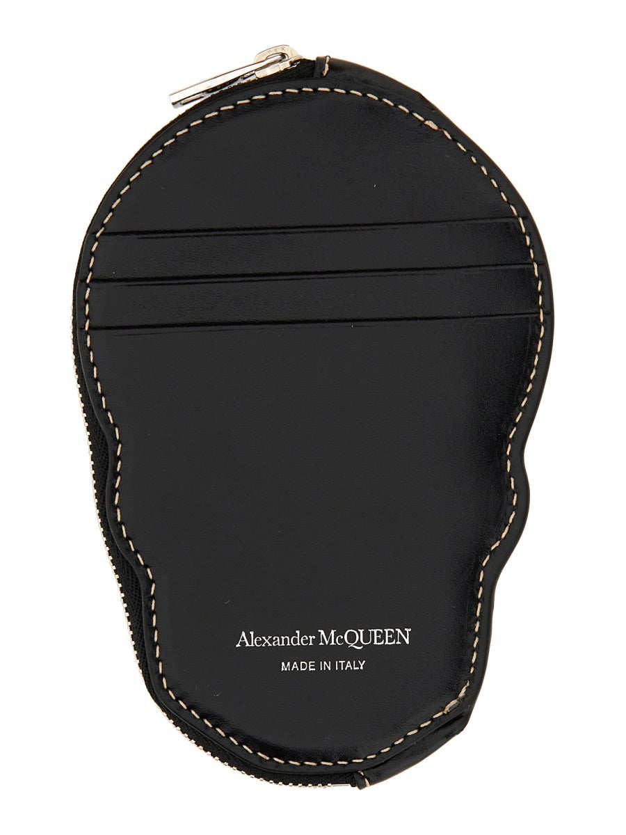 Alexander McQueen premium wallets detail and craftsmanship close-up